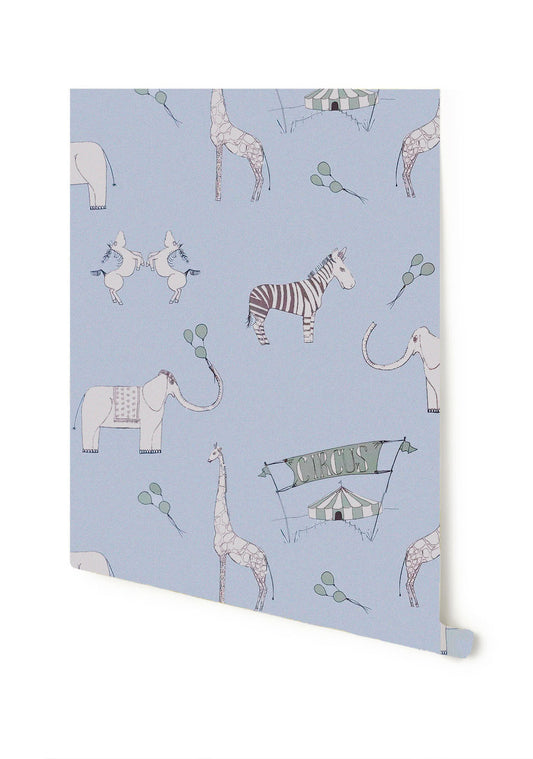 Merry Go Circus - Light Blue and Green