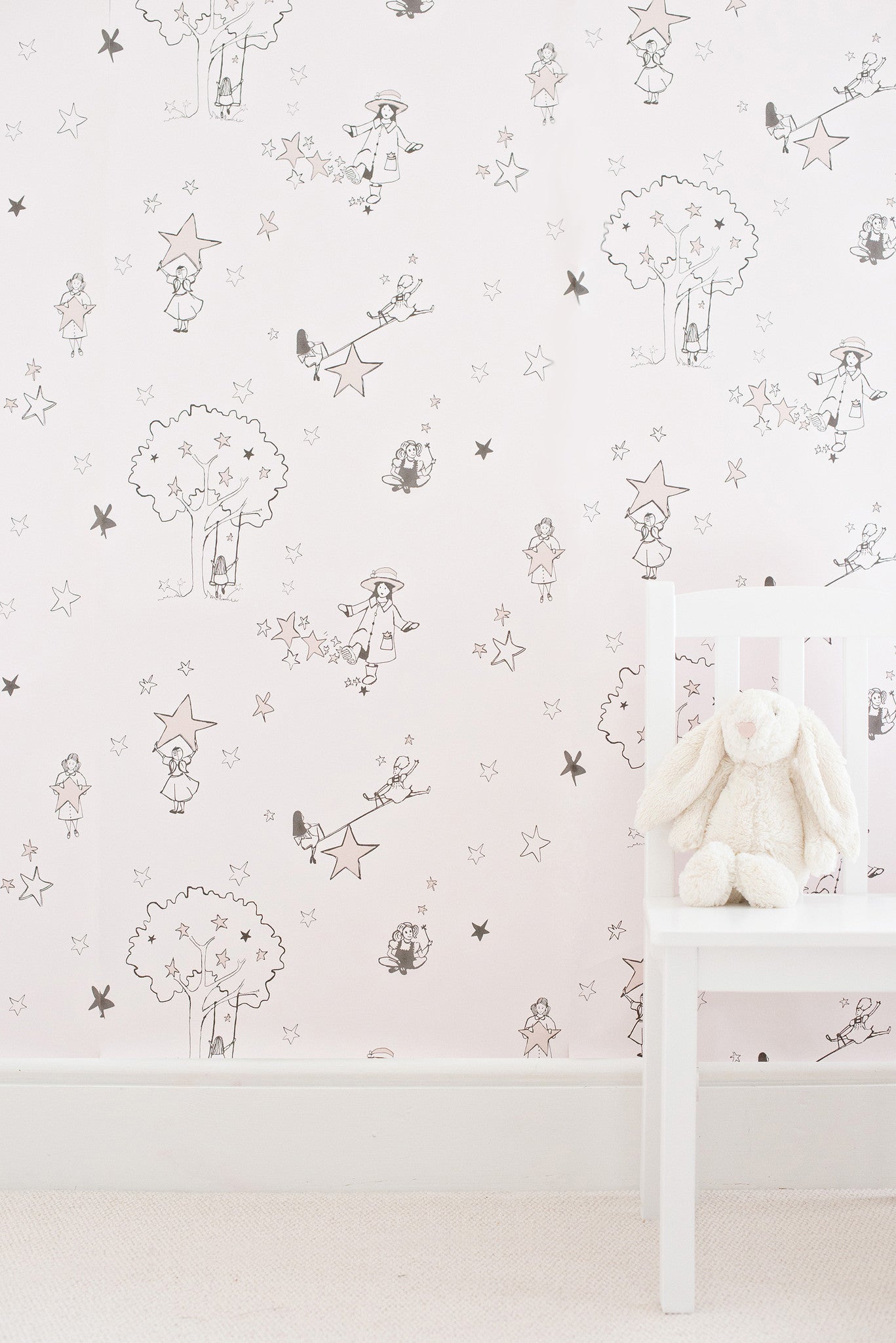 Catch a star- Pink on pink