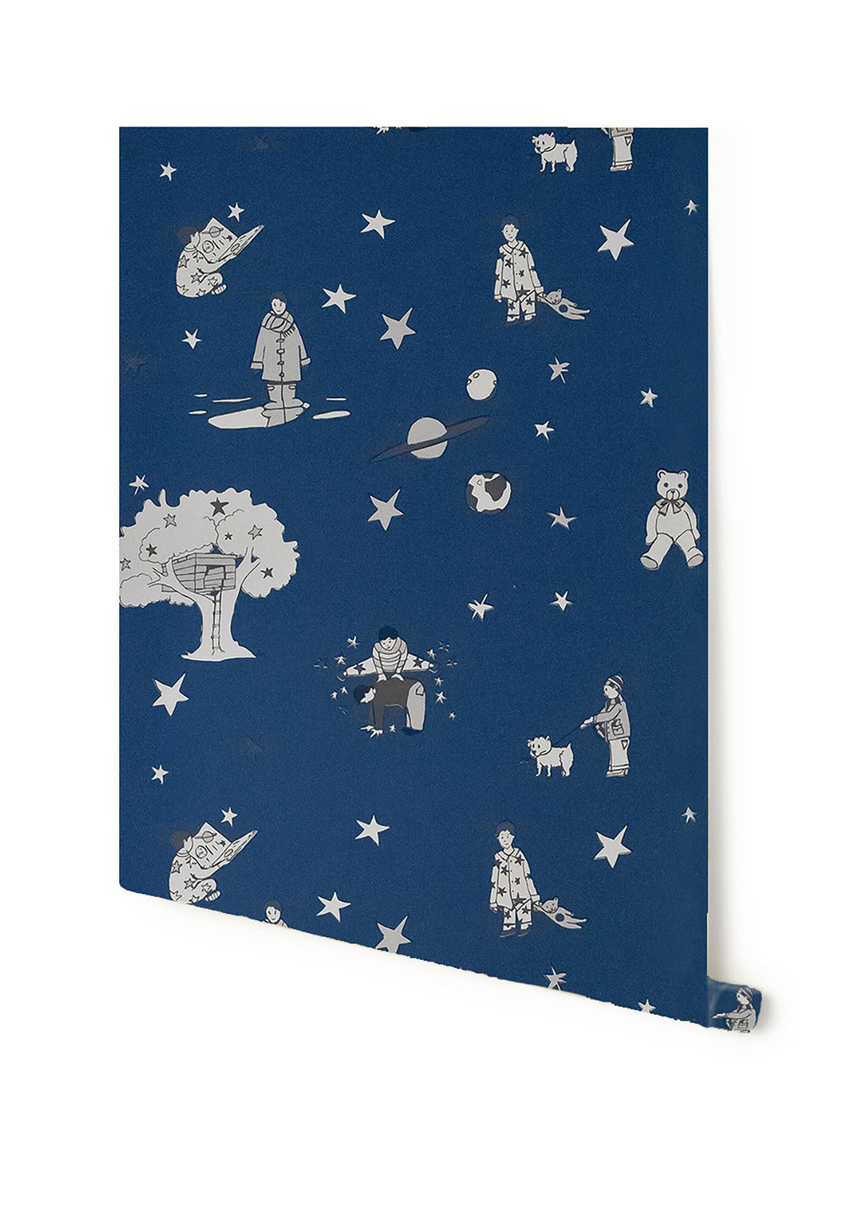 Once upon a star - Night sky blue