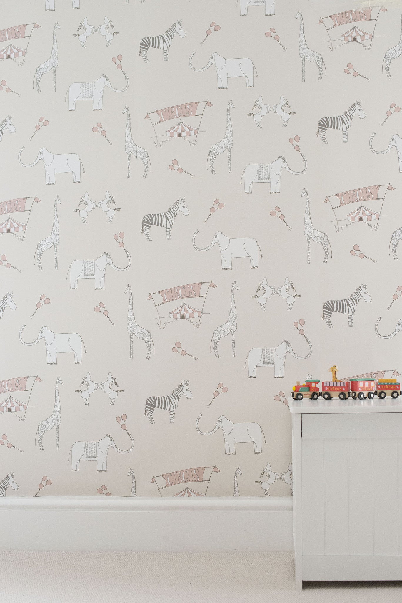Merry Go Circus - Cream and Pink