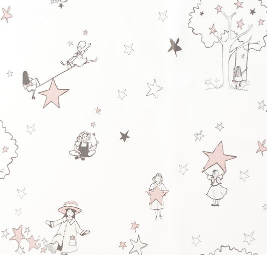 Sample - Catch a star- Cream and pink