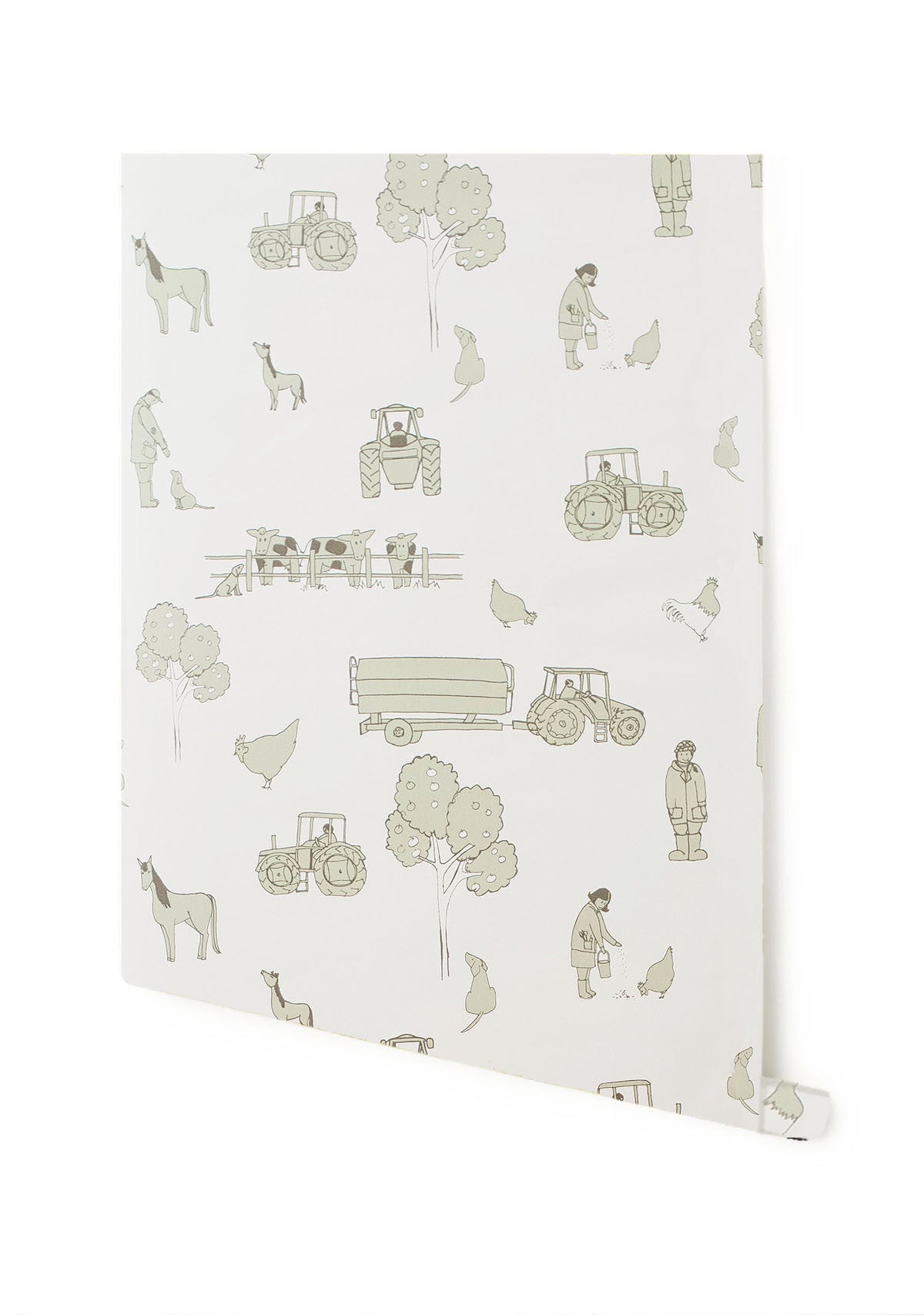 Cluck a Doodle Farm - Cream and Green