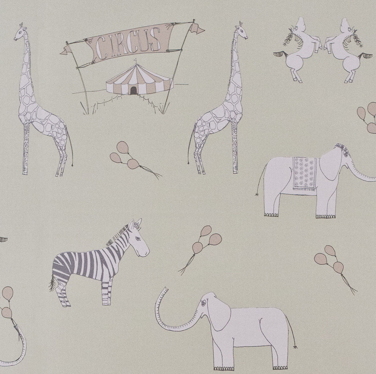 Merry Go Circus - Green and Pink
