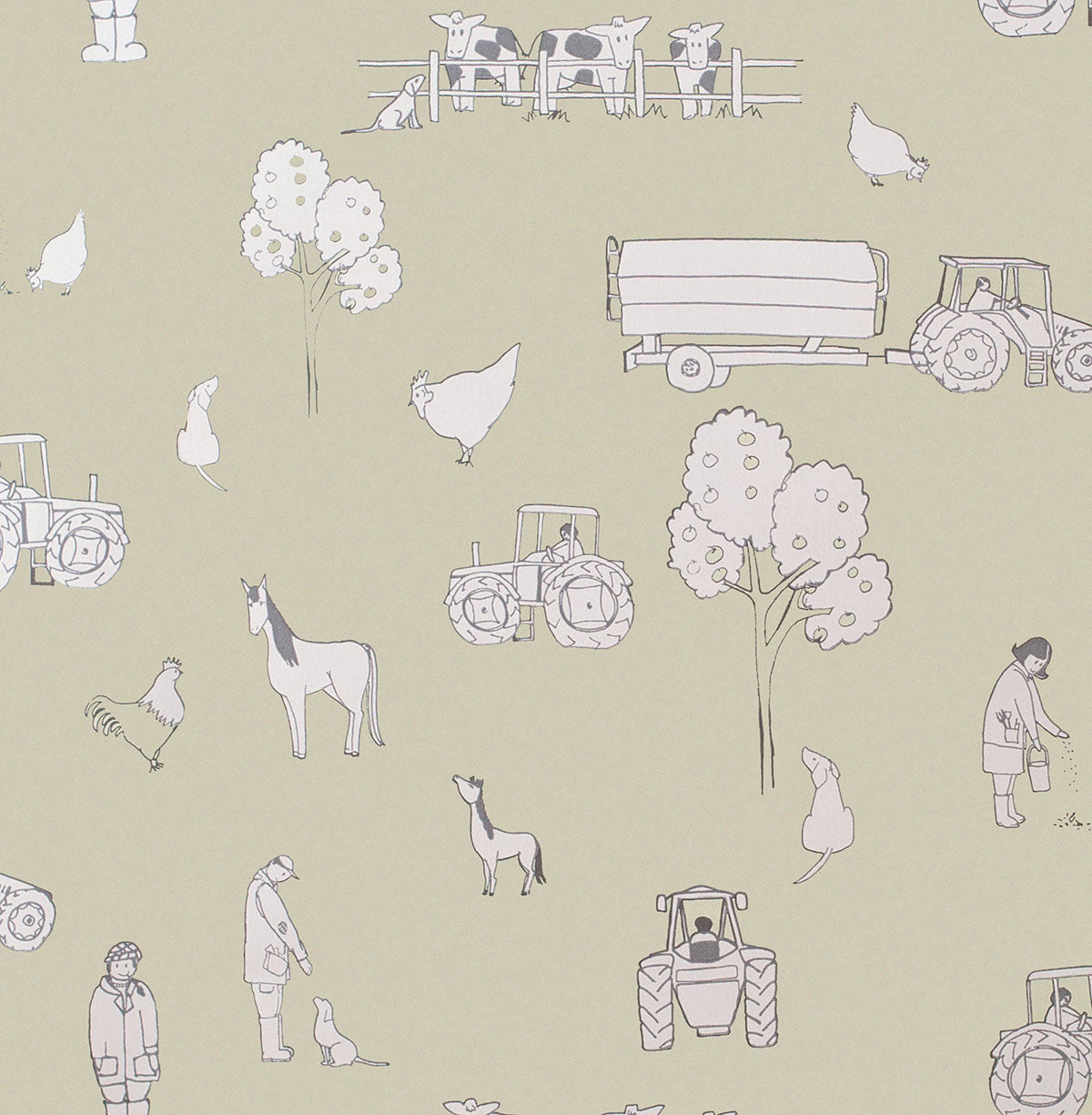 Cluck a Doodle Farm - Light Green
