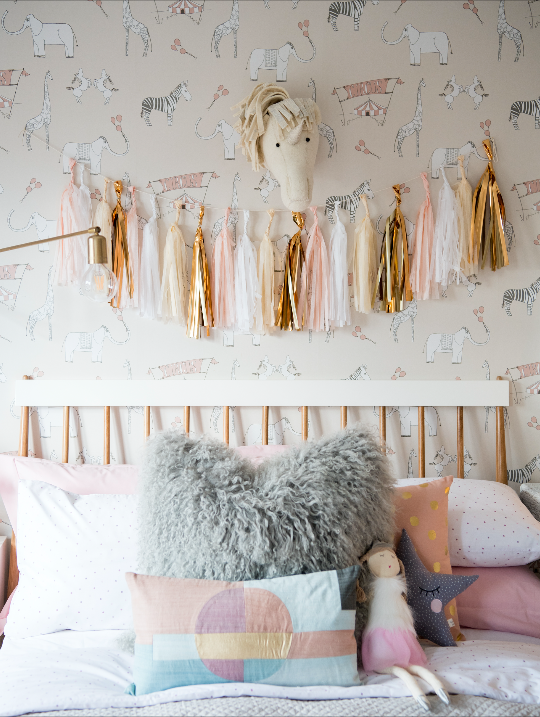 Merry Go Circus - Cream and Pink