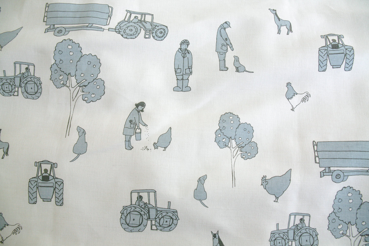 Cluck a Doodle Farm in blue
